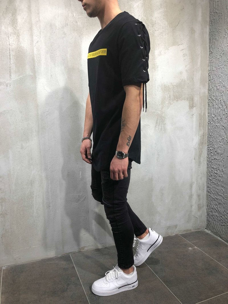 STRING DETAILED SLEEVE 3702 - jameswhite001