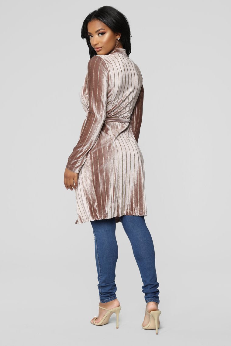Strut My Stuff Duster - Mauve - jameswhite001