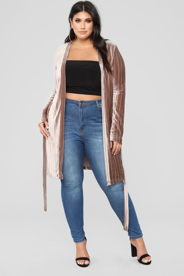 Strut My Stuff Duster - Mauve - jameswhite001