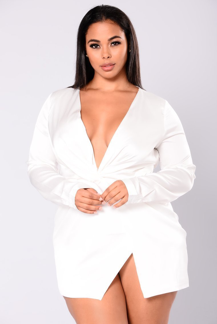 Sugar Free Dress - White - jameswhite001