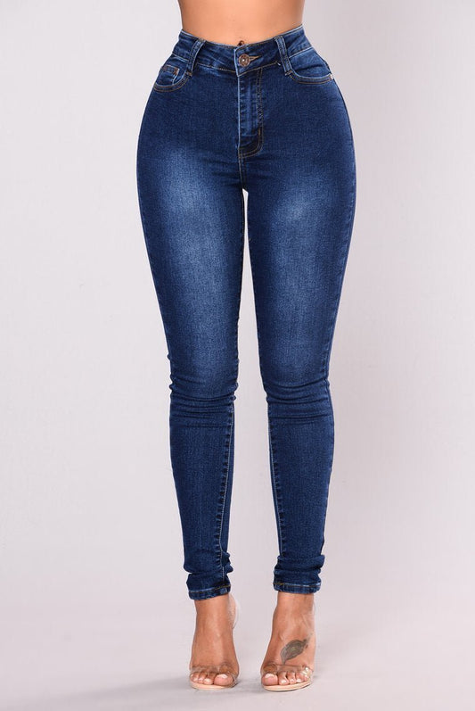 Supernatural High Rise Jeans - Dark Wash - jameswhite001