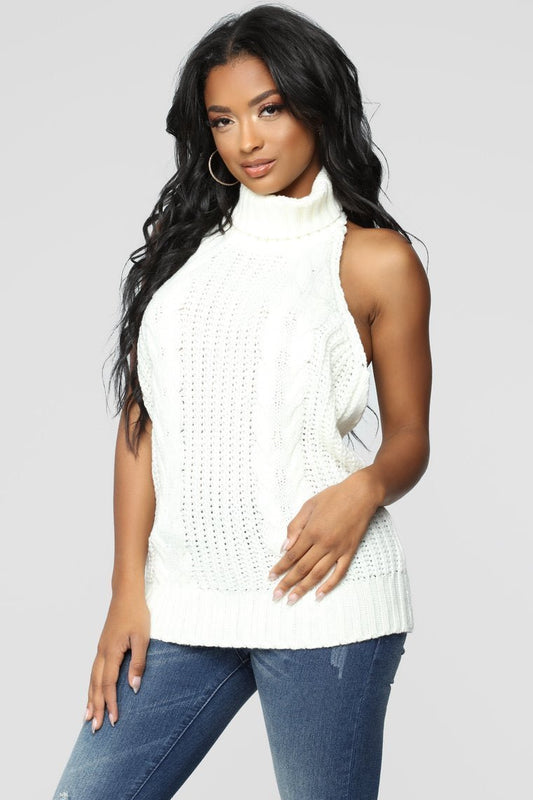 Sweet Bella Sweater - White - jameswhite001