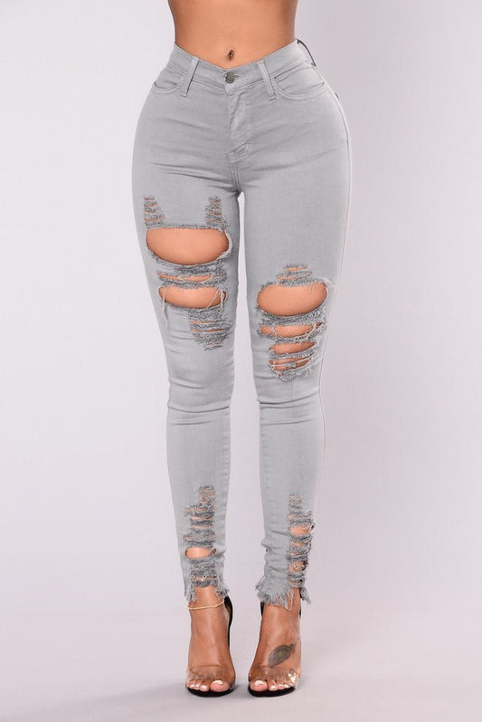 Tell Your Boy Bye Jeans - Grey - jameswhite001