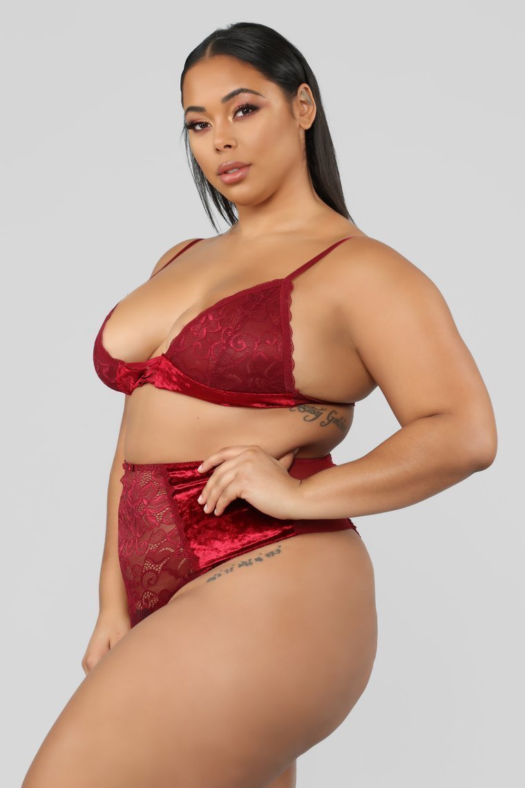 Text Me Tonight 2 Piece Set - Wine - jameswhite001