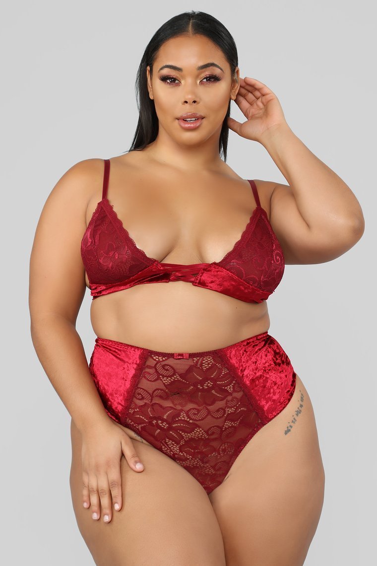 Text Me Tonight 2 Piece Set - Wine - jameswhite001