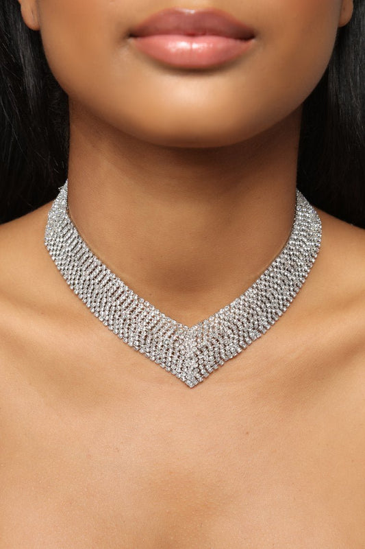 Thank You Next Necklace - Silver - jameswhite001