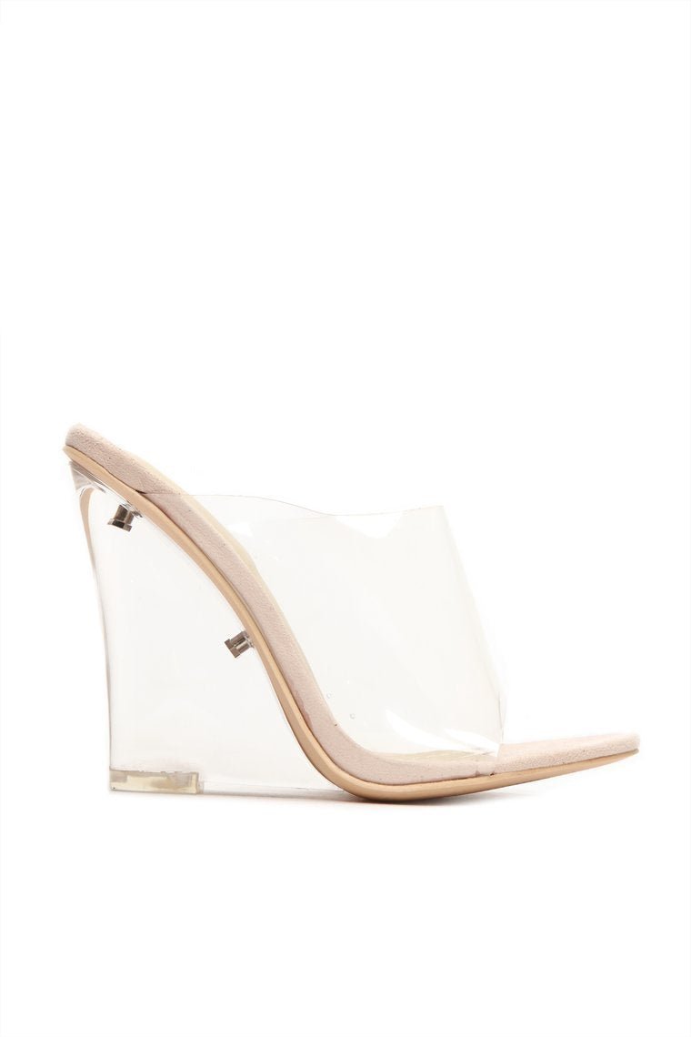 The Glass Edge Heeled Sandal - Nude - jameswhite001