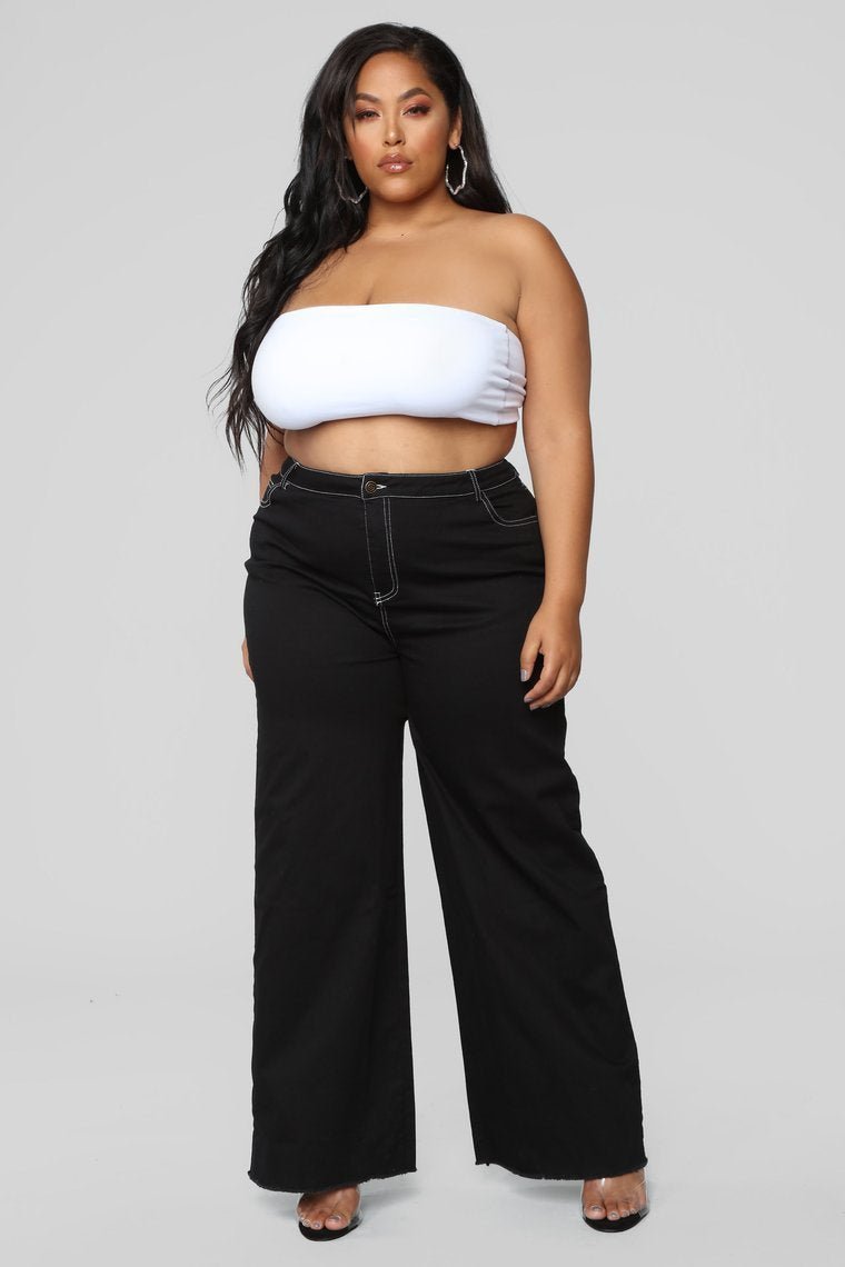 The Possibilities Straight Leg Jeans - Black - jameswhite001