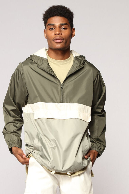 The Takeover Windbreaker - Green/Combo - jameswhite001