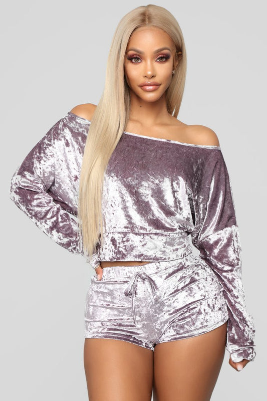 There For You PJ Set - Mauve - jameswhite001