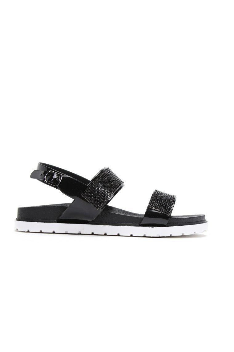 Too Bad Moving On Slides - Black - jameswhite001