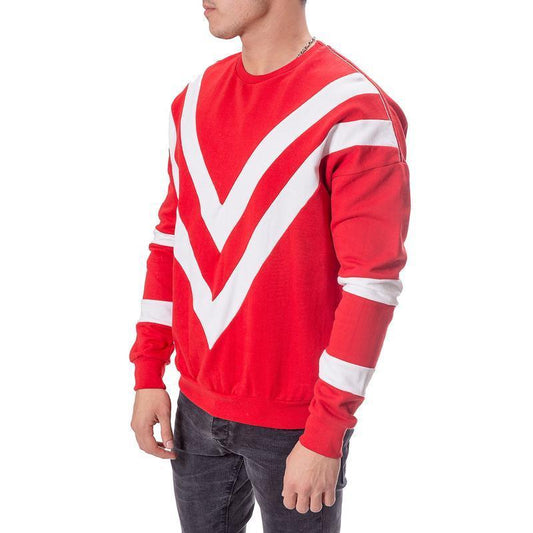 TRIANGLE STRIPEDS FLOWING SWEATER 3614 - jameswhite001