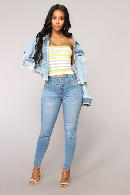 Trophy Booty Lifting Jeans - Light Blue Wash - jameswhite001