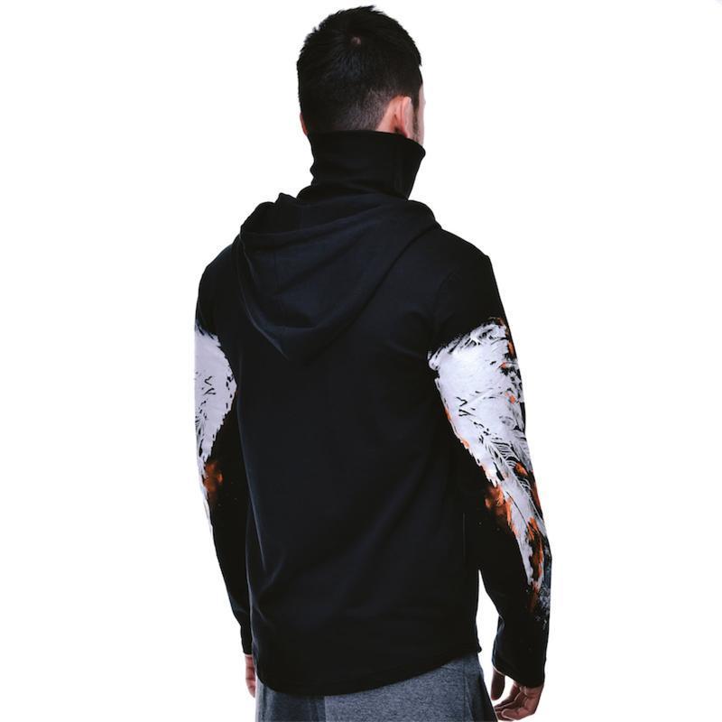 TURTLENECK AND HOODIE MEN'S SWEATER 3544 - jameswhite001