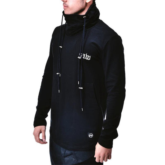 TURTLENECK BLACK SWEATER 3557 - jameswhite001