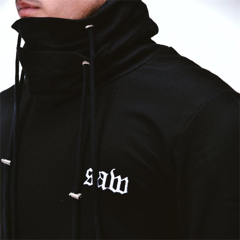 TURTLENECK BLACK SWEATER 3557 - jameswhite001
