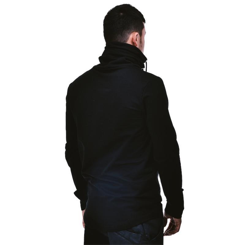 TURTLENECK BLACK SWEATER 3557 - jameswhite001