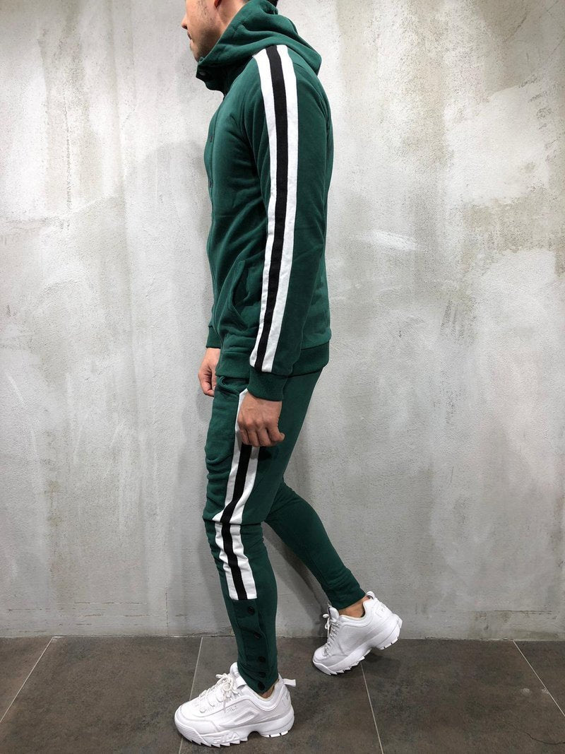 TURTLENECK COTTON TRACKSUIT HOODED 3982 - jameswhite001