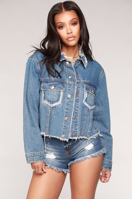 Twice As Nice Denim Jacket - Medium - jameswhite001