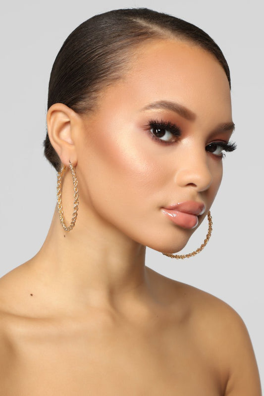 Twist The Truth Earrings - Gold - jameswhite001