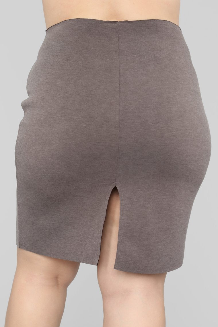 Undertones Skirt Set - Brown - jameswhite001
