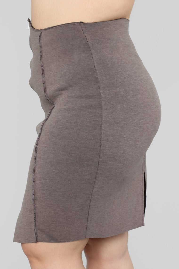 Undertones Skirt Set - Brown - jameswhite001