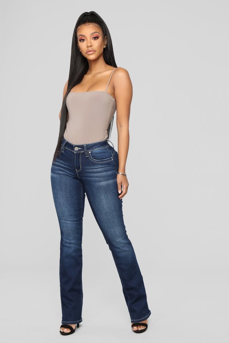 Valerie Boot Cut Jeans - Dark Denim - jameswhite001