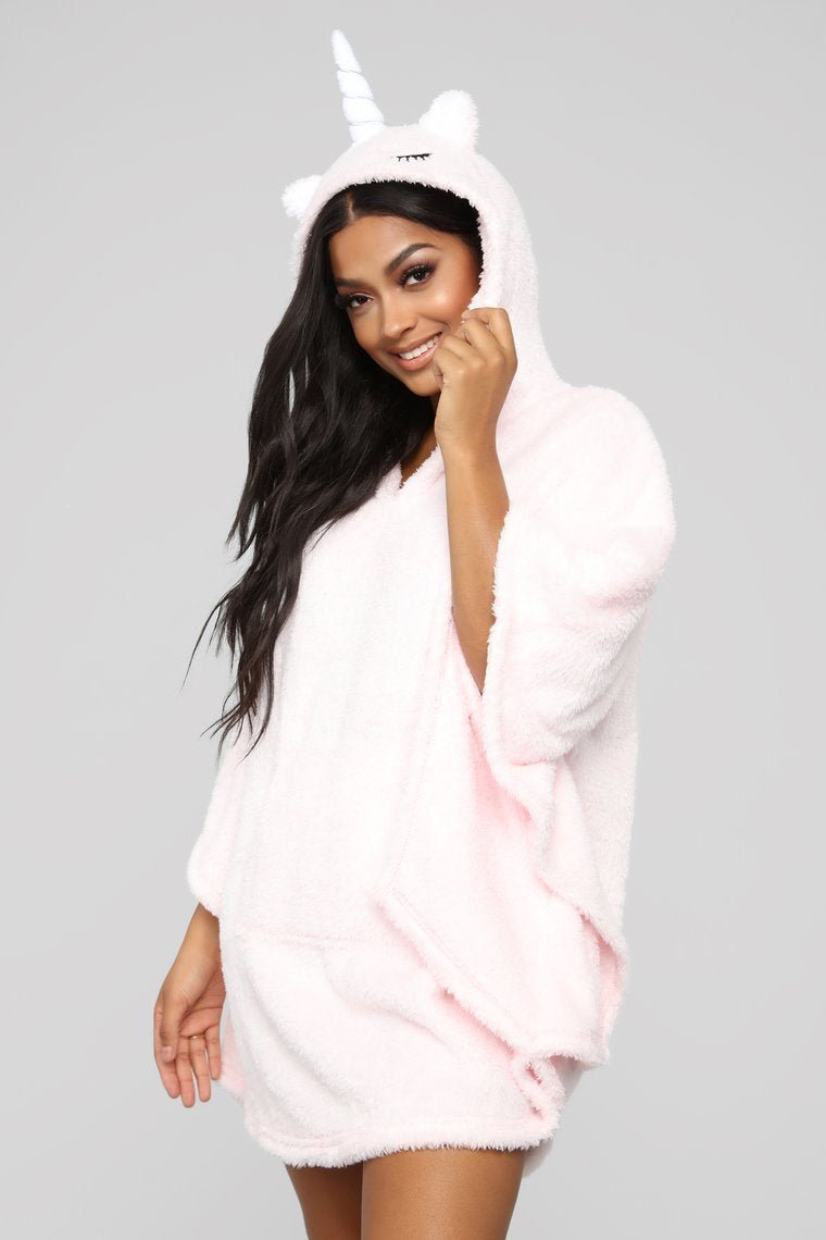 Very Rare Unicorn Sleep Hoodie - Pink - jameswhite001