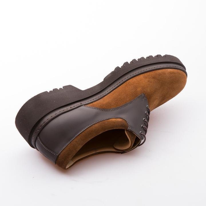 VINCENT - TOBACCO & BROWN - CALF SUEDE & VINTAGE LEATHER - jameswhite001