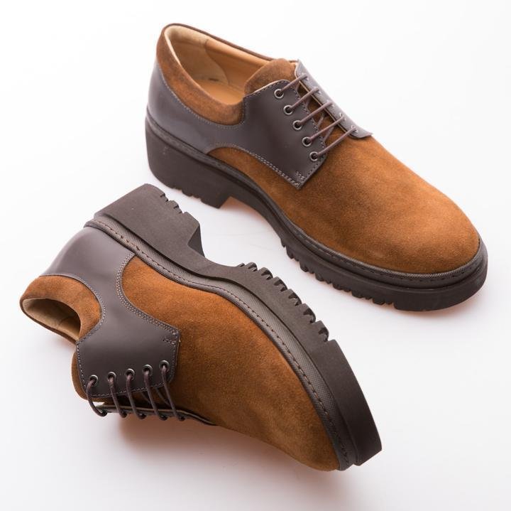 VINCENT - TOBACCO & BROWN - CALF SUEDE & VINTAGE LEATHER - jameswhite001