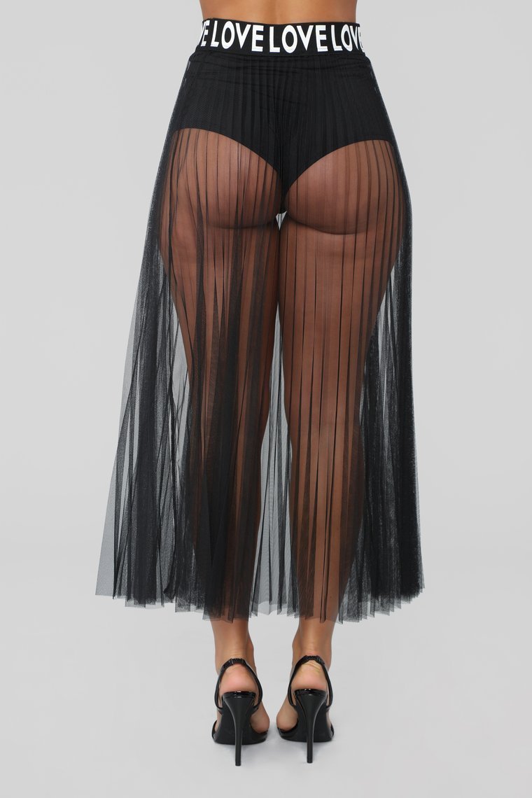 Wanna Love You Skirt - Black - jameswhite001