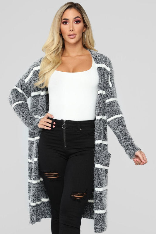 Warm Enough Cardigan - Charcoal - jameswhite001