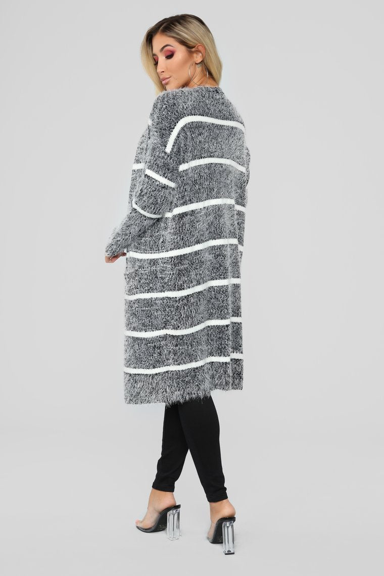 Warm Enough Cardigan - Charcoal - jameswhite001