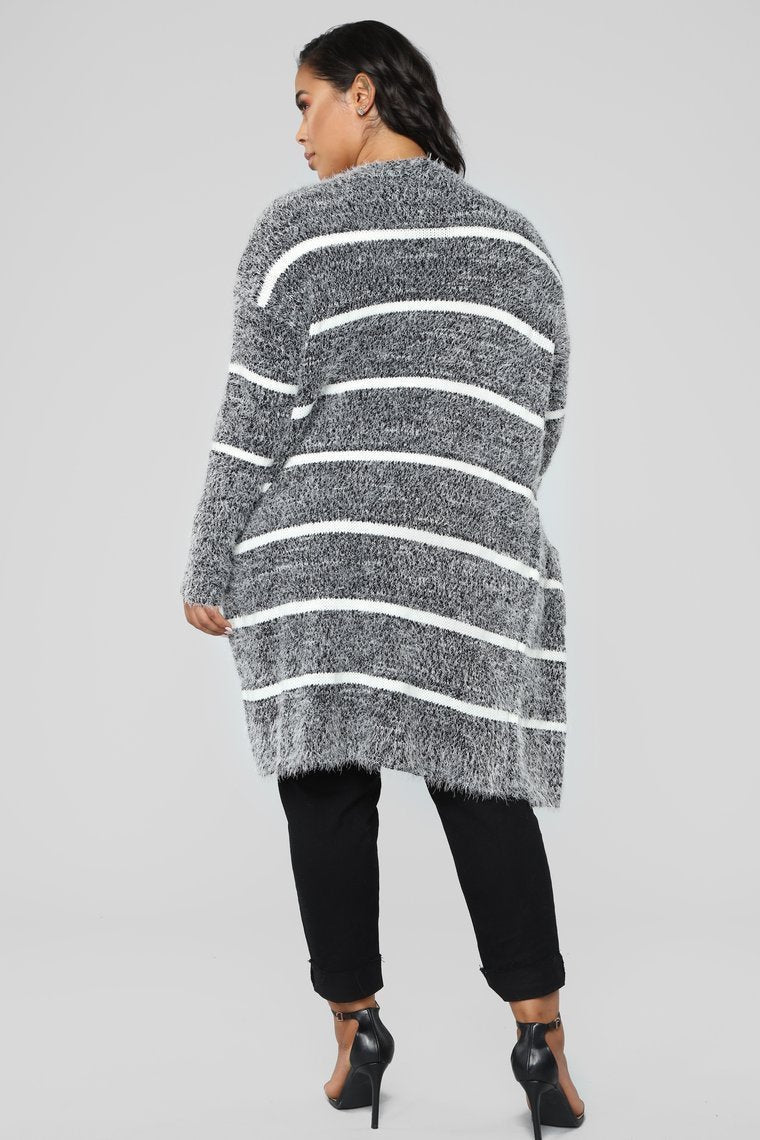 Warm Enough Cardigan - Charcoal - jameswhite001