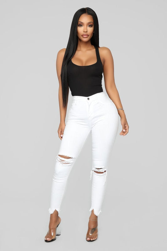Well Played Jeans - White - jameswhite001