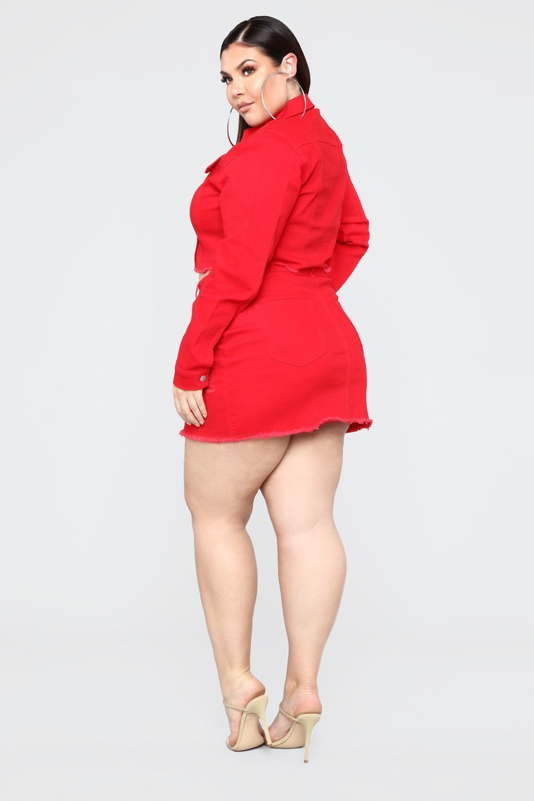 What You Want Jacket - Red - jameswhite001