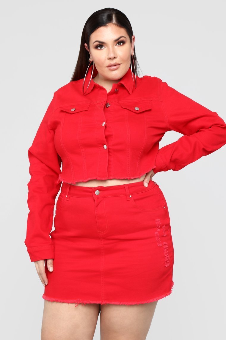 What You Want Jacket - Red - jameswhite001