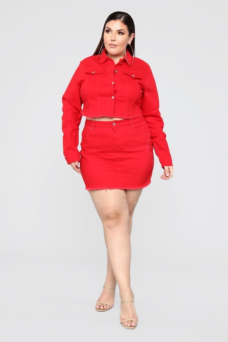 What You Want Jacket - Red - jameswhite001