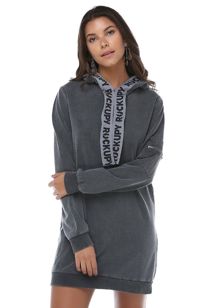 Women Hoody Dress - jameswhite001