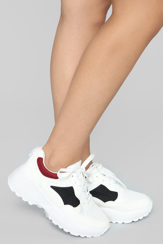 Won't Go Home Without You Sneaker - Black/Combo - jameswhite001