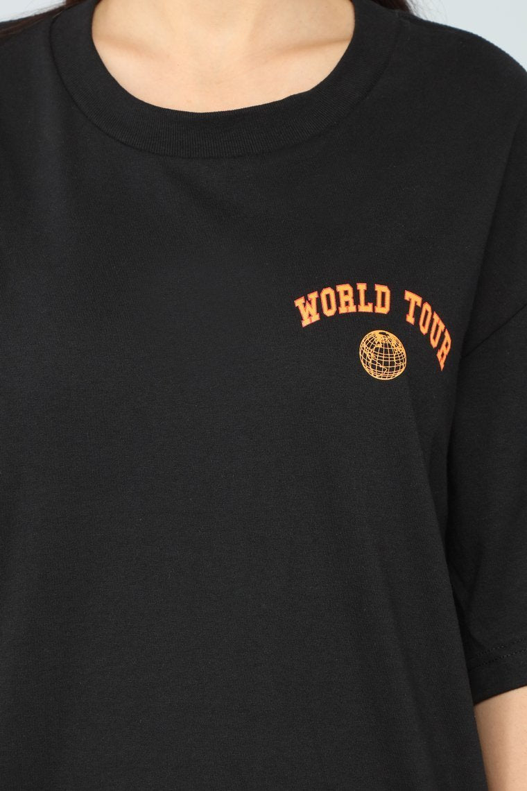 World Tour Tee - Black - jameswhite001
