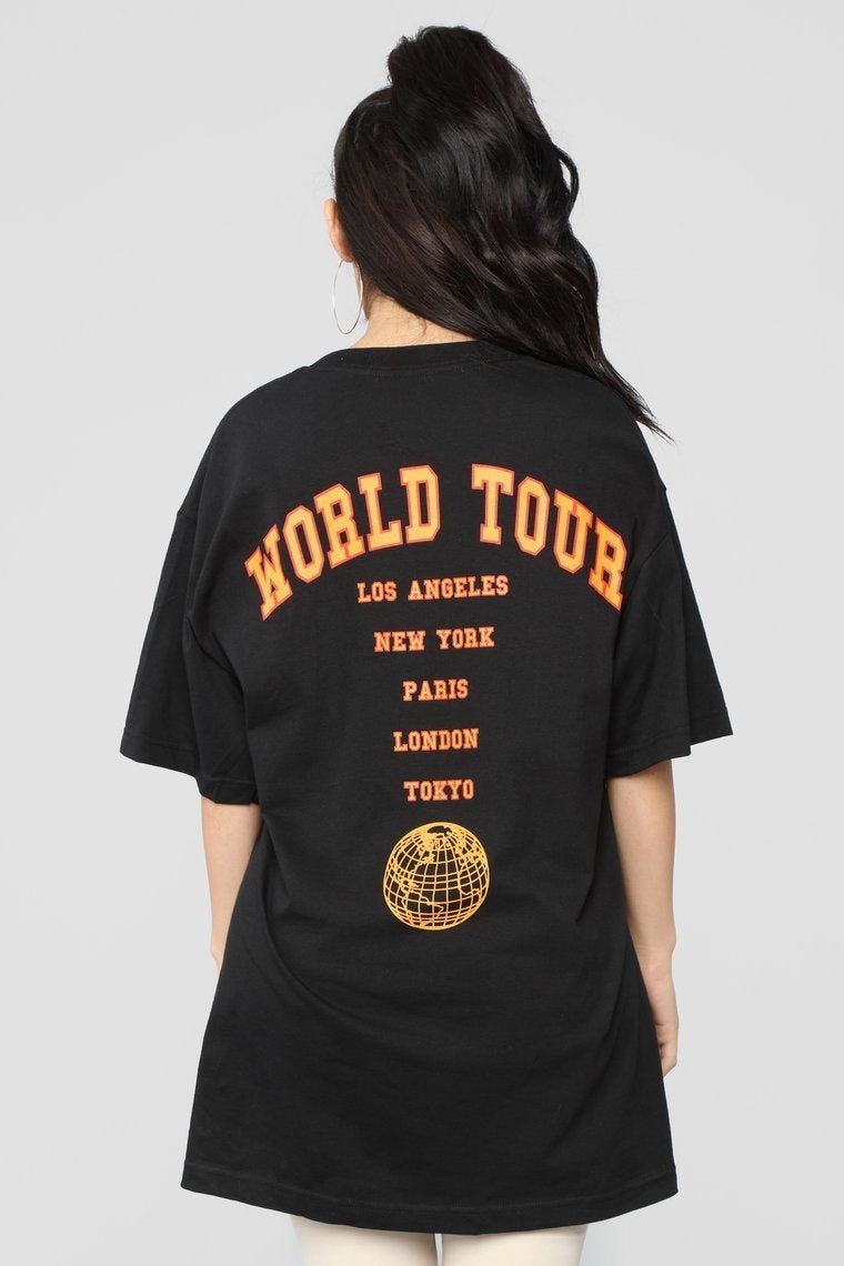 World Tour Tee - Black - jameswhite001
