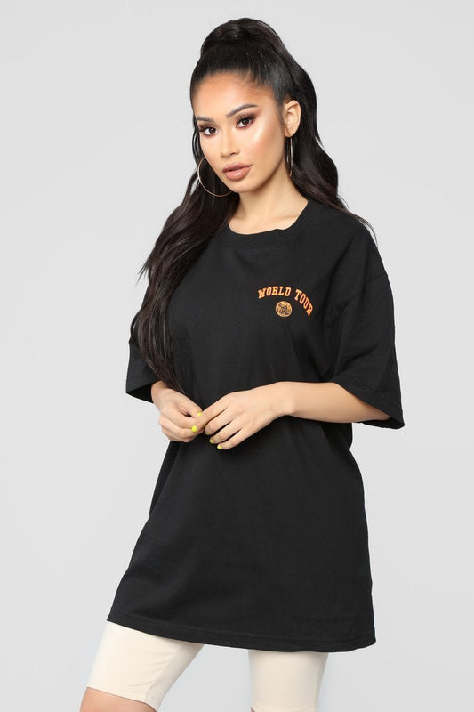 World Tour Tee - Black - jameswhite001