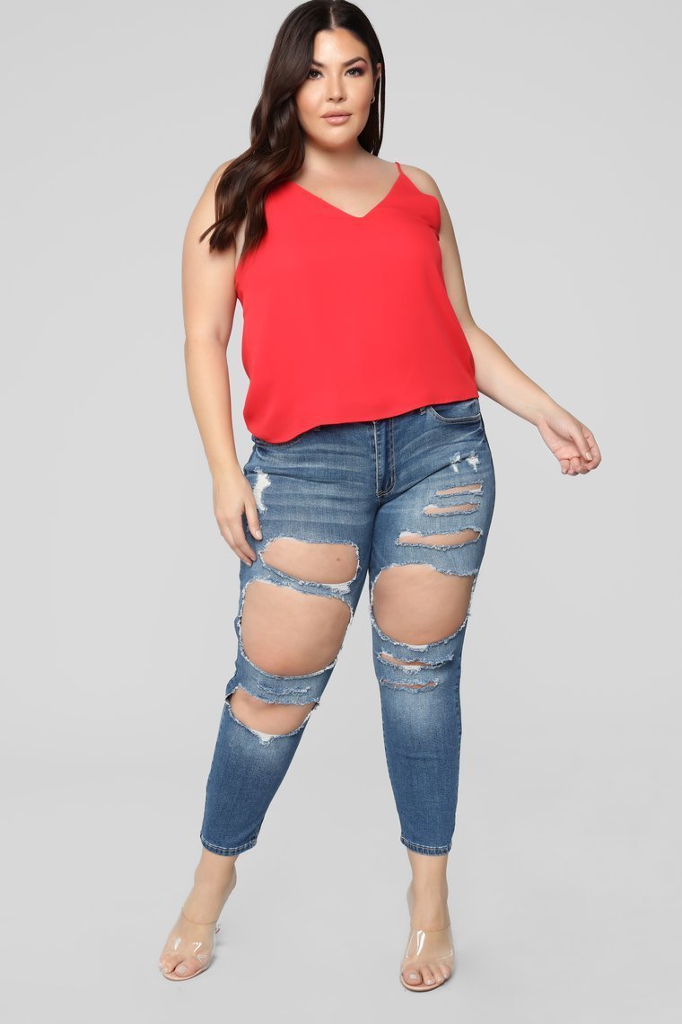 Yes That's Me Skinny Jeans - Medium Blue Wash - jameswhite001