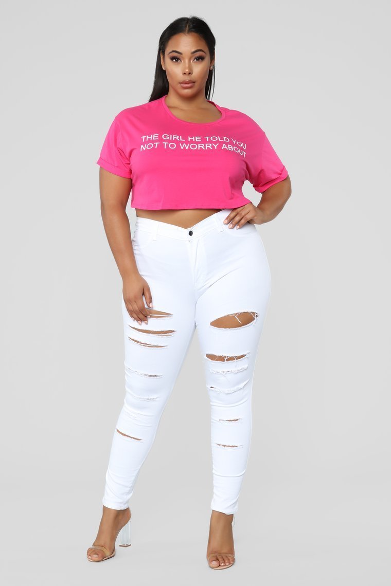 Your Competition Crop Top - Hot Pink - jameswhite001