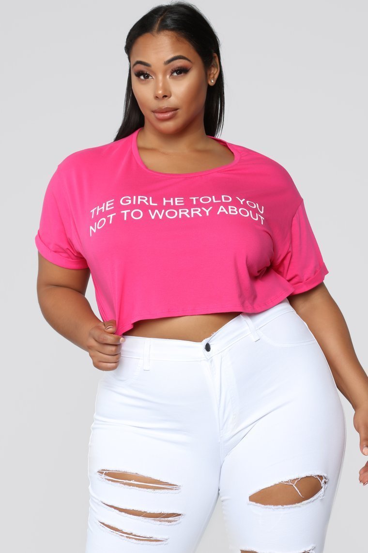 Your Competition Crop Top - Hot Pink - jameswhite001